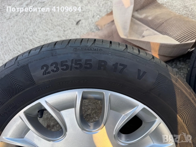 Джанти със гуми Audi 17” 5x112, снимка 4 - Гуми и джанти - 52227321
