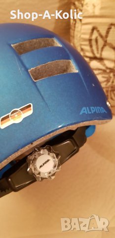 ALPINA Airtime Leisure Commuter BMX Bike Helmet, 6 Vents Blue, снимка 3 - Спортна екипировка - 35650827