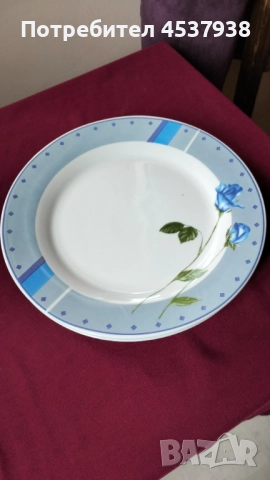 Продавам порцеланови чинии , снимка 3 - Чинии - 51981520