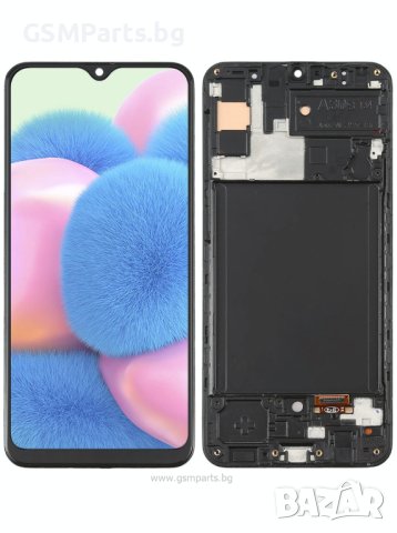 Дисплей + Тъч Скрийн + Рамка за Samsung Galaxy A30s + Подарък Лепило, снимка 4 - Резервни части за телефони - 40523324
