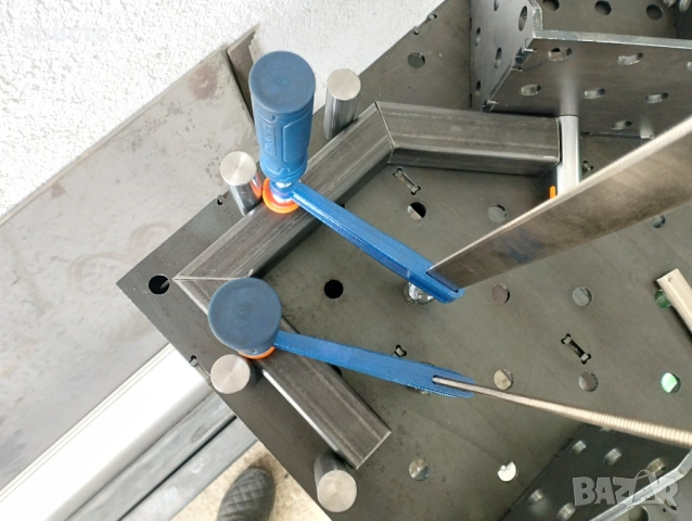 Заваръчен плот 1000 х 600 мм заваръчна маса, снимка 6 - Други инструменти - 53486822