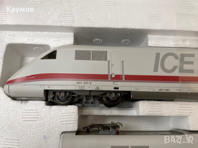Мотриса 4 вагона Флайшман ICE HO 1:87 влак ЖП модел нова, снимка 3 - Колекции - 43701780