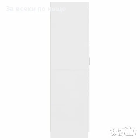 Гардероб, бял, 80x52x180 см, ПДЧ, снимка 9 - Гардероби - 48748750