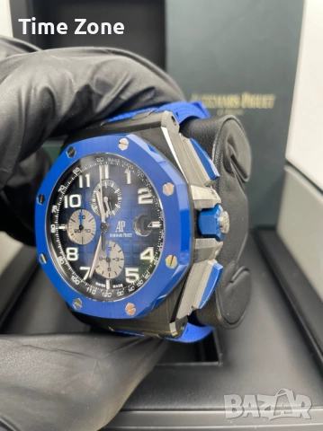 Audemars Piguet Royal Oak Offshore Chronograph 44mm Blue & Black Ceramic Различни Варианти, снимка 3 - Мъжки - 52998231