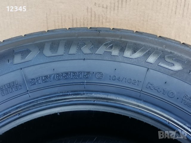 нова 215/65R15C bridgestone dot2016-№730, снимка 4 - Гуми и джанти - 43437016