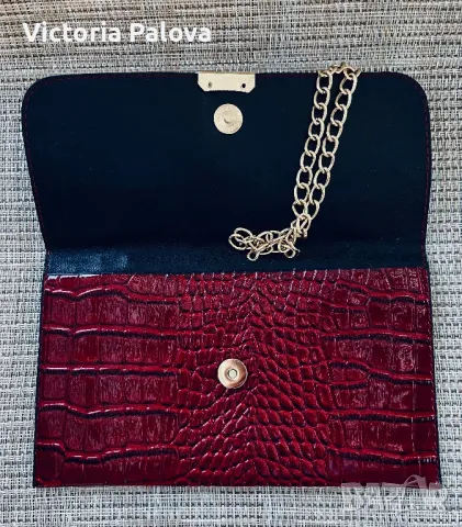 Красива чанта бордо, снимка 5 - Чанти - 47519567