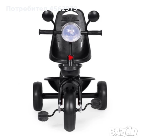 Детска триколка, количка, 3 в 1, въртяща се седалка, червен сенник, снимка 7 - Детски велосипеди, триколки и коли - 51348760