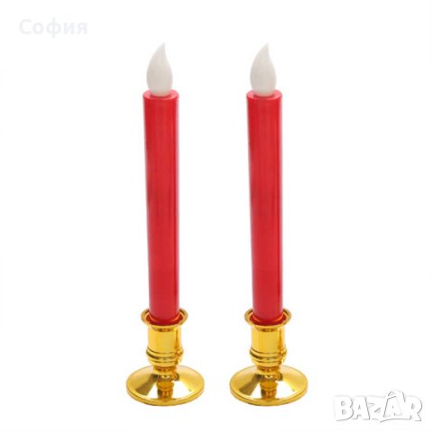 Комплект от 2 броя Led настолни свещи, снимка 4 - Декорация за дома - 43007309