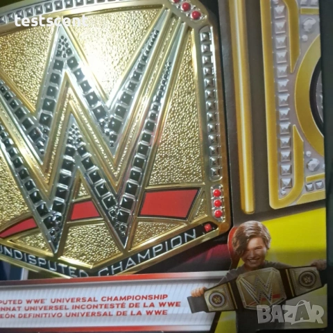 Чисто нов Шампионски пояс колан WWE Undisputed Championship - световната неоспорима титла в кеча , снимка 12 - Фигурки - 53425310