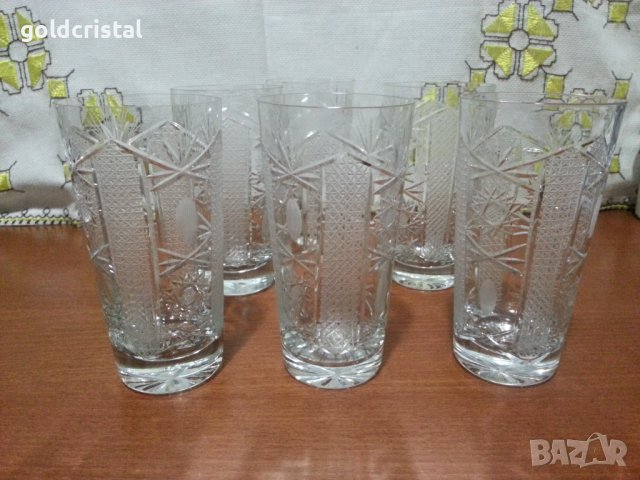  кристални чаши , снимка 18 - Антикварни и старинни предмети - 26819794