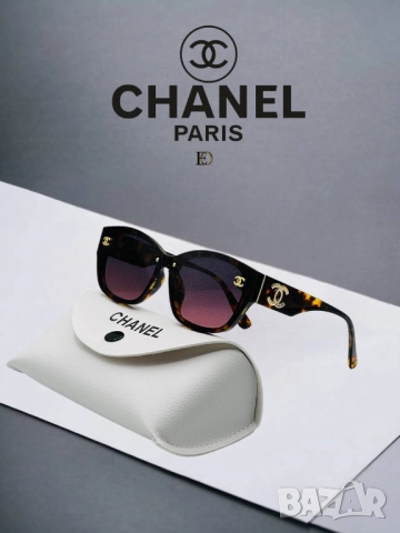 очила с черен обикновен калъф и ув защита chanel, снимка 5 - Слънчеви и диоптрични очила - 51457642
