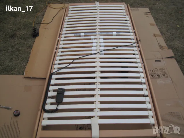 Подматрачна рамка Електрическа 90x200 Внос от Холандия в отлично състояние Като Нова!, снимка 4 - Спални и легла - 48004842
