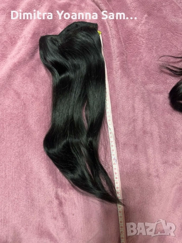 Екстеншъни естествена, тайландска коса, снимка 10 - Аксесоари за коса - 52672731
