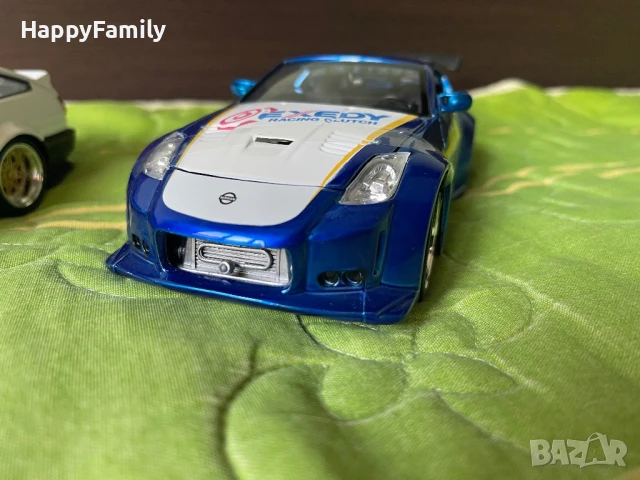Мащабен модел Nissan 350z 1:24 Jada Toys Бързи и Яростни, снимка 2 - Колекции - 51147022