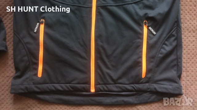 HITACHI Softshell Work Stretch Jacket размер XL работна горница W4-712, снимка 4 - Якета - 52886174