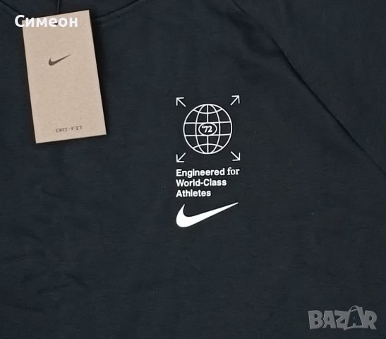 Nike DRI-FIT Worldwide GFX Sweatshirt оригинално горнище XL Найк памук, снимка 3 - Спортни дрехи, екипи - 43584136