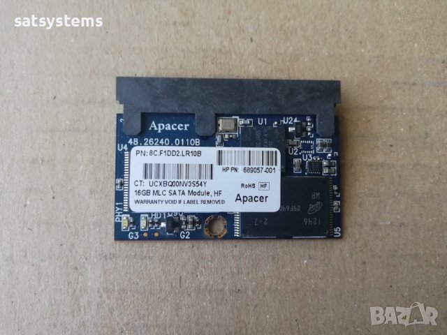 Apacer 16GB MLC SATA Module HF Internal SSD, снимка 5 - Други - 38054534