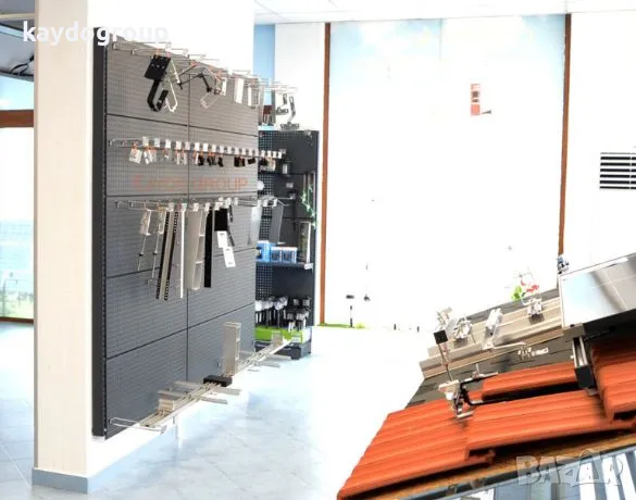 ПРОМО!!! Единична кука с етикетник, хромирана 15см, 20см, снимка 7 - Стелажи и щандове - 35016280