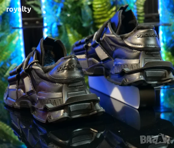 Dolce & Gabbana черни унисекс маратонки , снимка 3 - Маратонки - 50924540