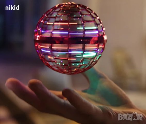 LED магическа летяща топка бумеранг  Flynova Pro Flying Ball Boomerang Spinner , снимка 3 - Детски топки - 43941444