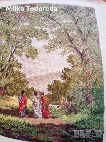 ПЕРФЕКТНО УШИТ ГОБЛЕН , снимка 6 - Гоблени - 52996878