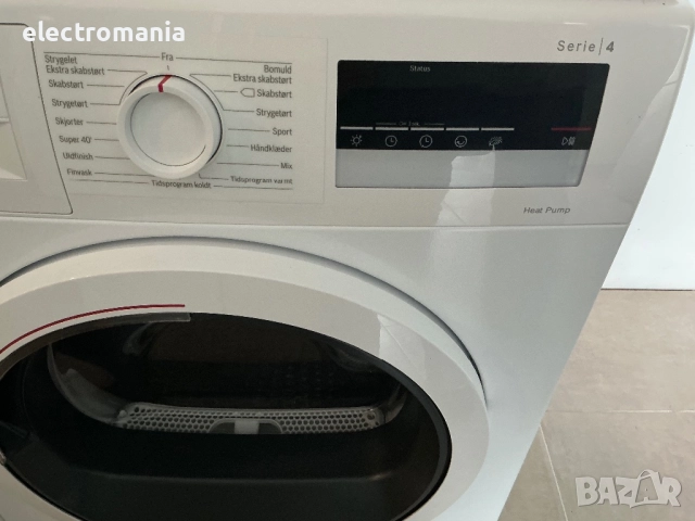 сушилня с термопомпа Bosch Serie 4 WTR85VI8SN 8кг, снимка 3 - Сушилни - 52377252