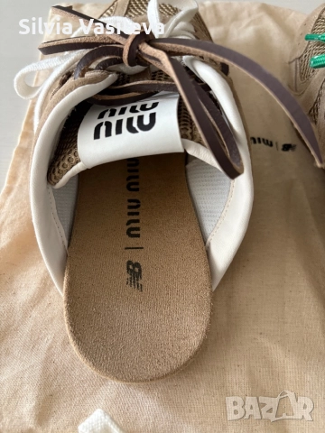 Дамски обувки New Balance x Miu Miu 530 SL Sneakers, снимка 5 - Маратонки - 52088018