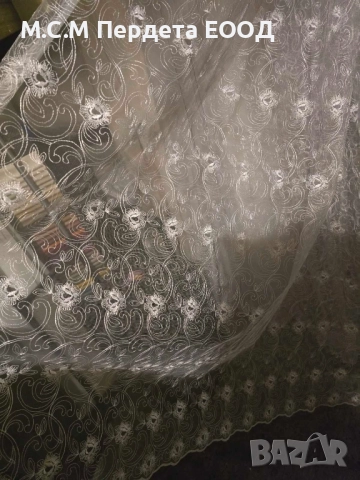 Нови модели плат дантела за тънки пердета 