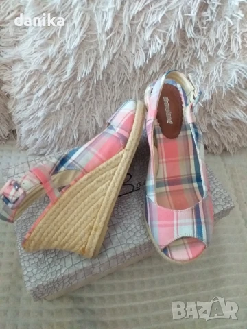 Сандали на платформа 38, снимка 4 - Сандали - 51074456