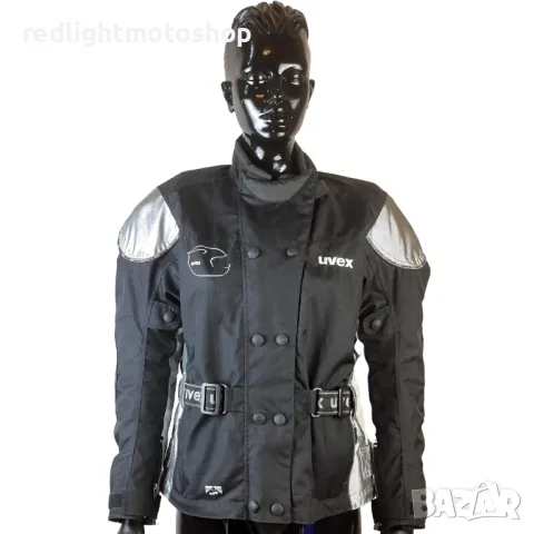 🧥 4857 – Uvex Дамско Текстилно Мото Яке – КАТО НОВО – Размер M – 110 лв