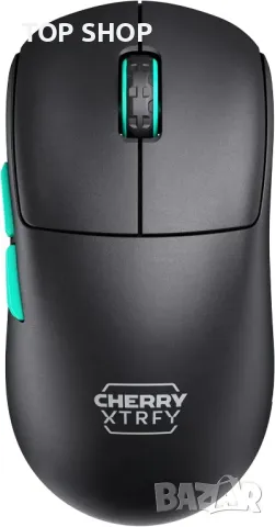 CHERRY XTRFY M68, ултра-лека безжична мишка за игри, 2,4 GHz RF, черна