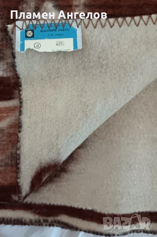 Вълнено одеало ново. , снимка 3 - Олекотени завивки и одеяла - 50999428