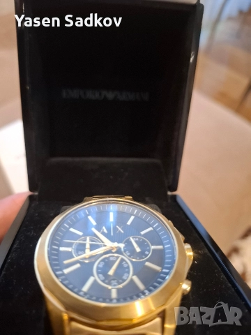 часовник ARMANI бартер за друг часоник има. кутия всичко комплет