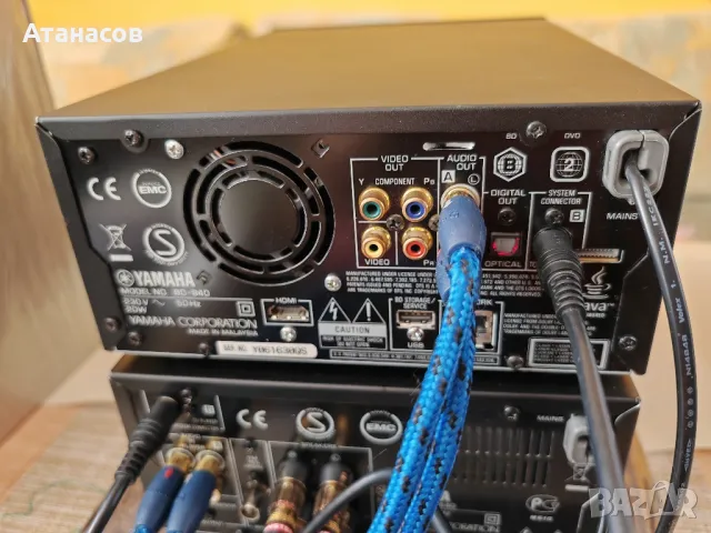 Yamaha R 840 усилвател с тунер и BD-940 Blu-ray плейър и дистанционно , снимка 12 - Ресийвъри, усилватели, смесителни пултове - 48832322