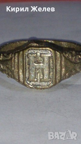 Старинен пръстен сачан ръчна изработка - 66671