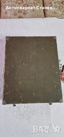 Антикварен грамофон с манивела , снимка 3 - Грамофони - 52619278