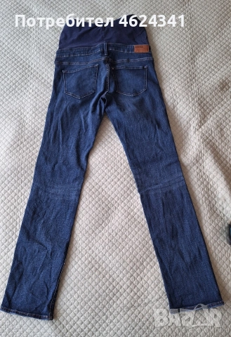 Дънки за бременни НМ, снимка 2 - Дрехи за бременни - 53540241