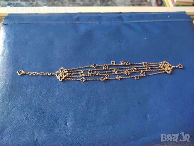 Сребърна гривна 925 с позлата, снимка 2 - Гривни - 32993945