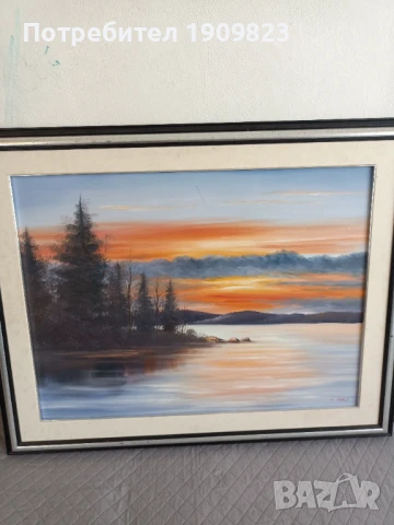 Голяма маслена картина , снимка 2 - Картини - 50494505