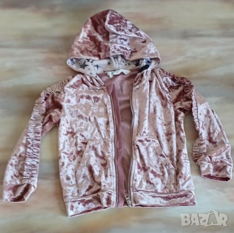 Детски велурен суитшърт, р/р 104