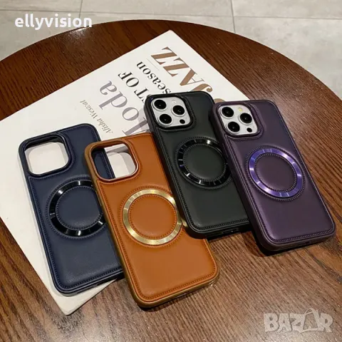 Луксозен магнитен гръб за IPhone 14/15/16