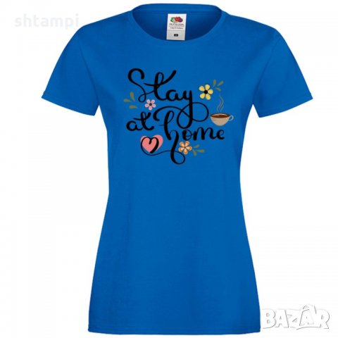 Дамска тениска Корона вирус corona virus COVID-19 Stay At Home 2, снимка 2 - Тениски - 33169056