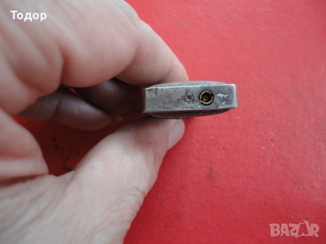 Посребрена метална запалка , снимка 8 - Запалки - 53028256