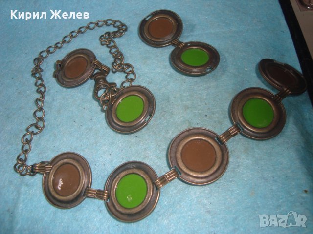 ВИНТИДЖ УКРАШЕНИЕ ПОДХОДЯЩО и за МАТЕРИАЛ за ХЕНД-МЕЙД БИЖУТА 14918, снимка 5 - Бижутерийни комплекти - 35100950