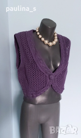 Два различни броя / Винтидж дамски елек "Zero" и "Poly Acryl" , снимка 2 - Елеци - 52650240