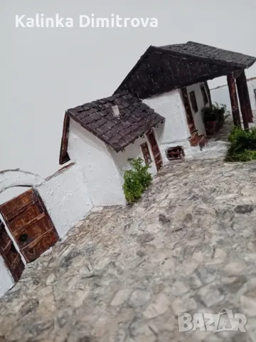 Ръчно изработен макет на къща-музей В.Левски-гр.Карлово., снимка 5 - Декорация за дома - 49817191