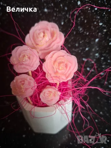 букет от Рози за Цветница, снимка 2 - Изкуствени цветя - 49517276