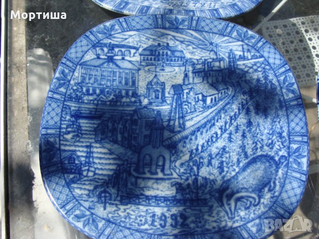  Колекционерски порцеланови чинии за стена , снимка 3 - Декорация за дома - 26343392