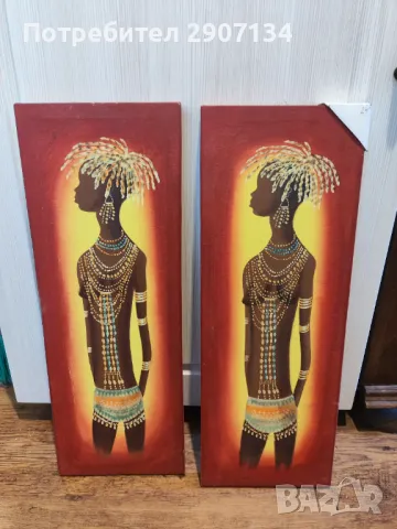 Картина африканка, снимка 1