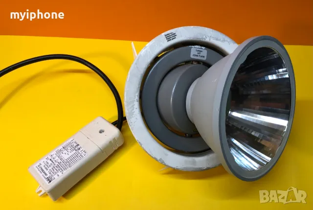 Мощен 360% градусов лед прожектор 35w Маde in Italy с адаптор, снимка 8 - Лед осветление - 49288942